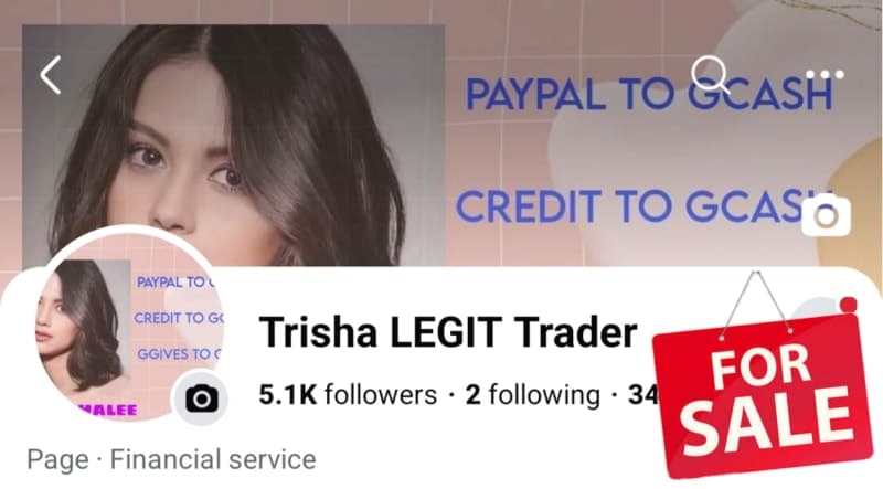 Facebook Page (Trisha LEGIT Trader)