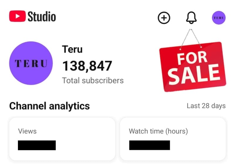 YouTube Channel (Teru)